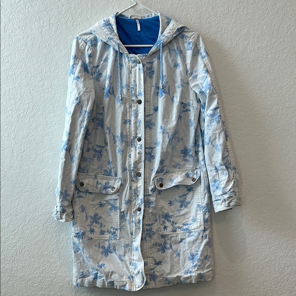 Free People Floral Hooded Jacket - Picture 1 of 13